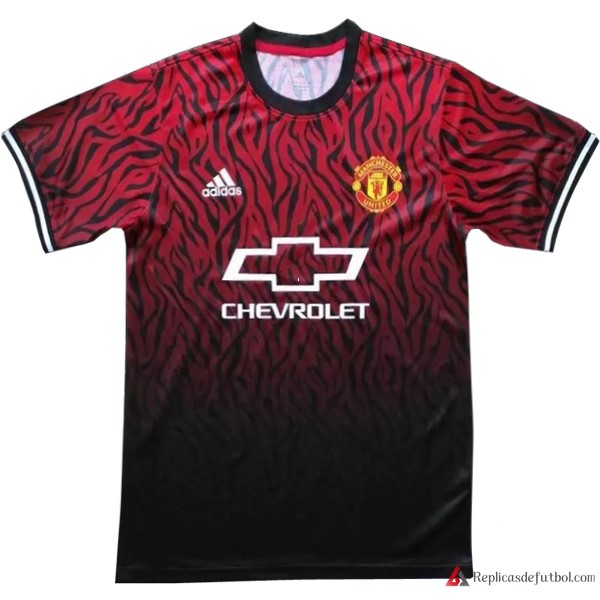 Camiseta Entrenamiento Manchester United 2017-2018 Rojo